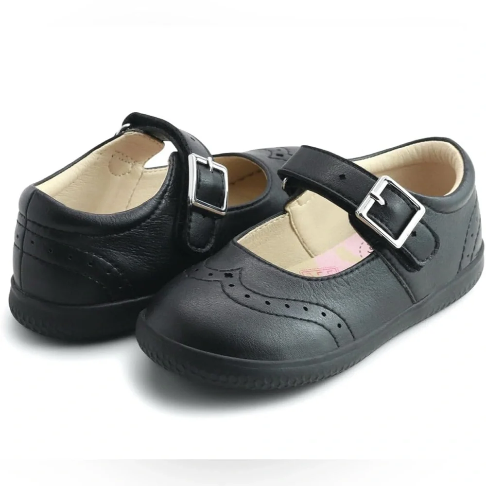 Livie & Luca Classic Black Kids Libra Mary Jane Shoes size 9 NWOT